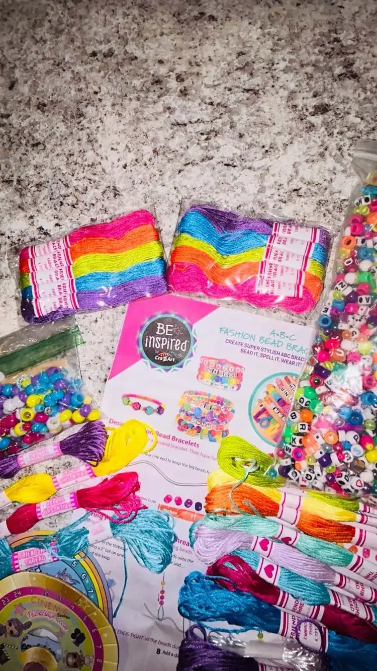 Be Inspired by Cra-Z-Art A-B-C Fashion Bead and Friendship Bracelet Jewelry Kit